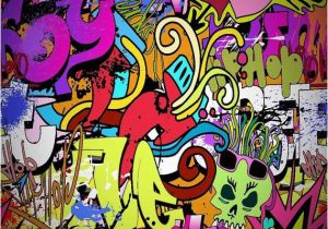 Personalised Graffiti Wall Mural Graffiti Wall Backdrop Puter Printed Graphy