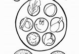 Pesach Coloring Pages This Coloring Page Has It All Four Cups Of Wine Three Pieces Of