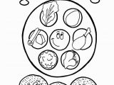 Pesach Coloring Pages This Coloring Page Has It All Four Cups Of Wine Three Pieces Of