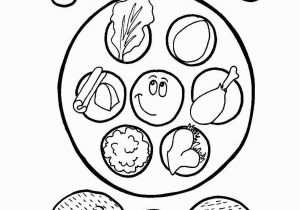 Pesach Coloring Pages This Coloring Page Has It All Four Cups Of Wine Three Pieces Of