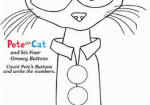 Pete the Cat and His Four Groovy buttons Coloring Page Pete the Cat and His Four Groovy buttons by Garvincreative