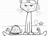 Pete the Cat and His Magic Sunglasses Coloring Page Coloring Page Groovy Pete the Cat and His Sunglasses