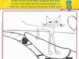 Pete the Cat and His Magic Sunglasses Coloring Page Pete the Cat and His Magic Sunglasses Coloring Activity