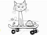 Pete the Cat and His Magic Sunglasses Coloring Page Pete the Cat Printables and His Magic Sunglasses