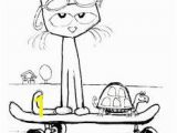 Pete the Cat and His Magic Sunglasses Coloring Page top 20 Free Printable Pete the Cat Coloring Pages Line