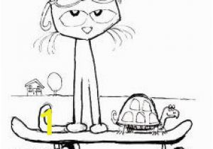 Pete the Cat and His Magic Sunglasses Coloring Page top 20 Free Printable Pete the Cat Coloring Pages Line