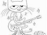 Pete the Cat Coloring Pages Pete the Cat Rocking In My School Shoes Coloring Page