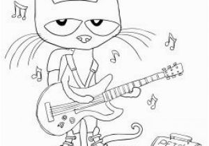 Pete the Cat Coloring Pages Pete the Cat Rocking In My School Shoes Coloring Page