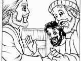 Peter and andrew Meet Jesus Coloring Page Pages Jesus and Peter andrew Meet Coloring Pages