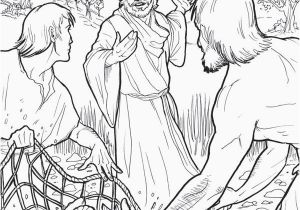 Peter and andrew Meet Jesus Coloring Page Peter and andrew Meet Jesus Coloring Page – Learning How