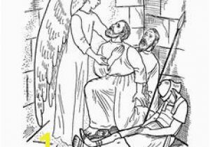 Peter and John In Jail Coloring Page Craft Paul and Silus In Prison Vbs athens Pinterest