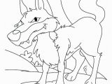 Peter and the Wolf Coloring Page Peter and the Wolf Coloring Pages Free Coloring Wolf Simple Wolf