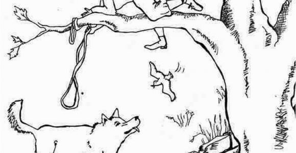 Peter and the Wolf Coloring Page Peter and the Wolf Coloring Pages