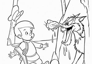 Peter and the Wolf Coloring Pages Peter and the Wolf Coloring Page the Wolf