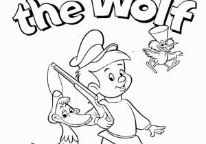 Peter and the Wolf Coloring Pages Peter and the Wolf Coloring Pages Fairy Tale