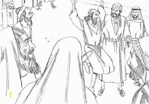 Peter Heals the Lame Man Coloring Page Coloring Picture Peter and John Healing Lame Man