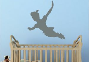 Peter Pan Shadow Wall Mural Peter Pan Infinity Wall Decal Nursery Stickers Fantasy Fairytale