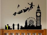 Peter Pan Shadow Wall Mural Peter Pan Wall Decal