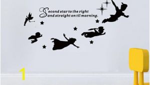 Peter Pan Shadow Wall Mural Peter Pan Wall Decal