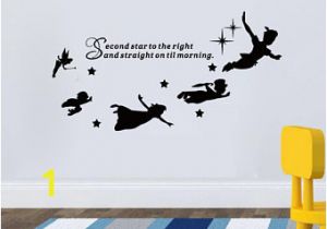 Peter Pan Shadow Wall Mural Peter Pan Wall Decal