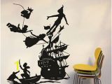 Peter Pan Shadow Wall Mural Peter Pan Wall Decal