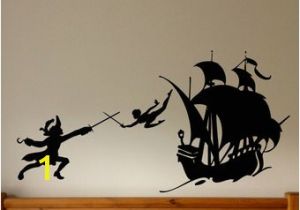 Peter Pan Shadow Wall Mural Peter Pan Wall Decal