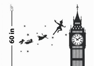 Peter Pan Wall Mural Uk Peter Pan Big Ben Wall Decal