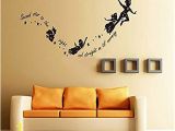 Peter Pan Wall Mural Uk Peter Pan Wall Stickers Decal Kids Room Nursery Mural