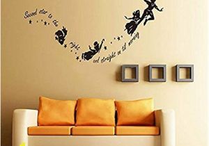 Peter Pan Wall Mural Uk Peter Pan Wall Stickers Decal Kids Room Nursery Mural