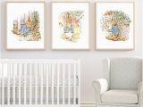 Peter Rabbit Nursery Wall Murals Peter Rabbit Set Of 3 Nursery Printables Set Of 3 Prints