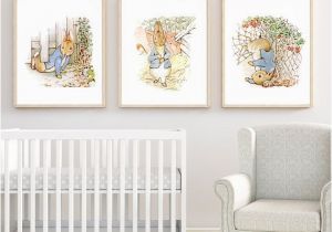 Peter Rabbit Nursery Wall Murals Peter Rabbit Set Of 3 Nursery Printables Set Of 3 Prints