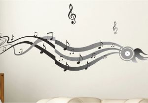 Peter Rabbit Wall Mural Stickers Buy Modern Grey Music Wall Stickers