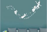 Peter Rabbit Wall Mural Stickers S Tinkerbell Second Star to the Right Peter Pan Wall