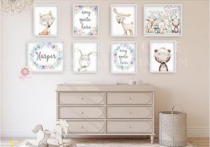 Peter Rabbit Wall Murals 8 Deer Fox Bunny Rabbit Bear Boho Wall Art Print Woodland Bohemian