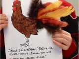 Peter S Vision Coloring Page Easy Rooster Craft for the Story Of Peter S Denial Of Jesus