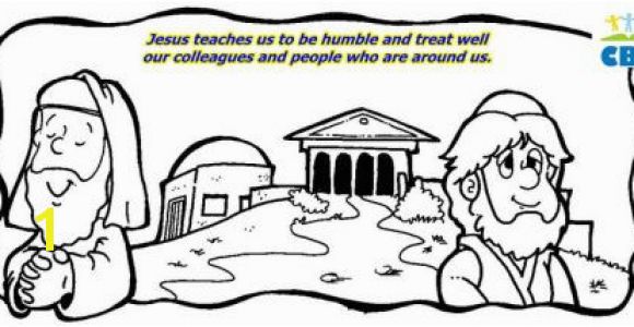 Pharisee and Tax Collector Coloring Page Unit 4 – the Parable Of the Pharisee and the Tax Collector