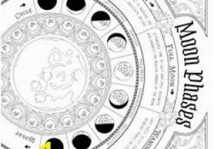 Phases Of the Moon Coloring Page Die 235 Besten Bilder Von Witchy Stuff