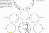 Phases Of the Moon Coloring Page Moon Phases Worksheet