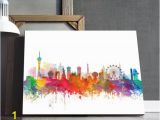 Philadelphia Skyline Wall Mural Las Vegas Skyline Print Las Vegas Skyline Watercolor Poster Nevada Cityscape Painting Modern Wall Art Home Fice Decor Printable Art