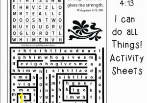 Philippians 4 4 Coloring Page Philippians 4 13 Bible Verse Activity Sheet