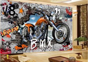 Photo Collage Wall Mural 3d Home Wallpaper Cool Retro Motorcycle Indoor Tv Background Wall Decoration Mural Wallpaper Wild Screen Wallpaper Window Wallpaper From Yunlin189