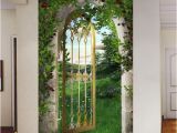 Photo Wall Mural Door 3d Stereo Custom Effect Wallpaper Mural Field Space Develop Path Extending False Door Roman Arch Wallpaper Wallpapers Wallpapers Wallpapers Wallpapers