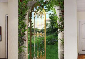 Photo Wall Mural Door 3d Stereo Custom Effect Wallpaper Mural Field Space Develop Path Extending False Door Roman Arch Wallpaper Wallpapers Wallpapers Wallpapers Wallpapers