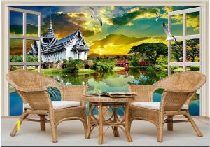 Photo Wall Mural forest Custom Murals Wallpaper 3d Mural Wallpapers 3d Idyllic Scenery forest southeast asia Style 3d Stereo Hd Tv Background Wall Papers Excellent