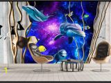 Photo Wall Murals Canada 3d Wallpaper Custom 3d Wall Murals Wallpaper Mural 3d Underwater World Dolphin theme World sofa Living Room Tv Wall Paper Home Decor Canada 2019