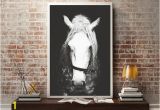 Photographic Wall Murals Black & White Horse Graphy Horse Wall Decor Horse Wall Art