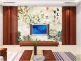 Photographic Wall Murals Uk Custom Size 3d Wallpaper Living Room Mural Flower Bird Landscape Chinese Paing 3d Mural Home Decor Creative Hotel Study Wall Paper 3 D Uk 2019