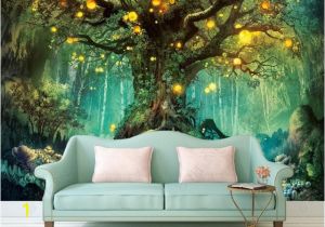 Photographic Wallpaper Murals Beautiful Dream 3d Wallpapers forest 3d Wallpaper Murals Home
