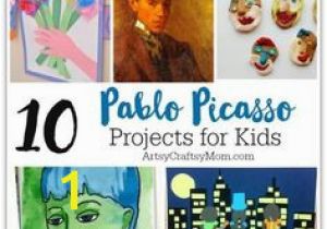 Picasso Cubism Coloring Pages 101 Best Art Appreciation for Kids Images On Pinterest