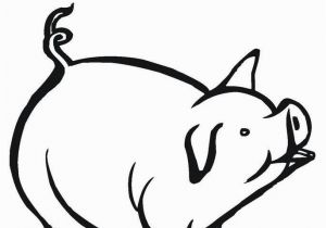 Pig On A Farm Coloring Page Free Printable Pig Coloring Pages for Kids